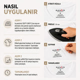 Tekstil DTF Transfer Baskı – Isı ile Yapışan Kumaş Etiketi (Ütü veya Pres Uyumlu)