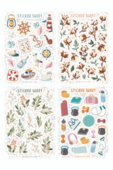 20 Sayfa 500+ Sticker Büyük Bujo & Planner Seti