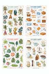 20 Sayfa 500+ Sticker Büyük Bujo & Planner Seti