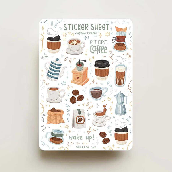 Coffee Break Sticker Seti