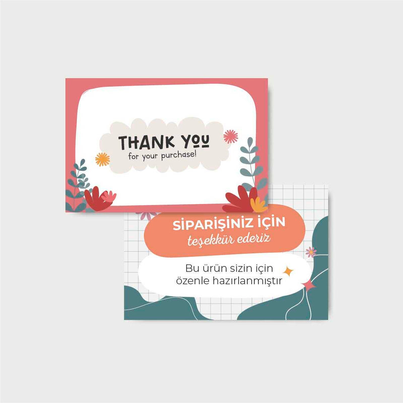 Thank You-2 Kartı (50 Adet)